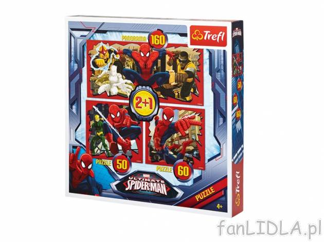 Puzzle 2+1 lub 3+1 , cena 14,99 PLN za 1 opak. 
- 8 rodzajów (dostępność wzorów ...