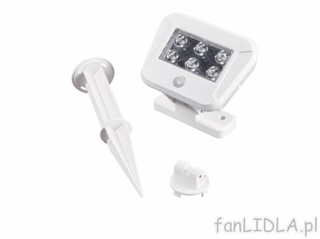 Sensorowa lampa LED , cena 24,99 PLN 
- zasięg czujnika ruchu: ok. 3 m
- kąt ...