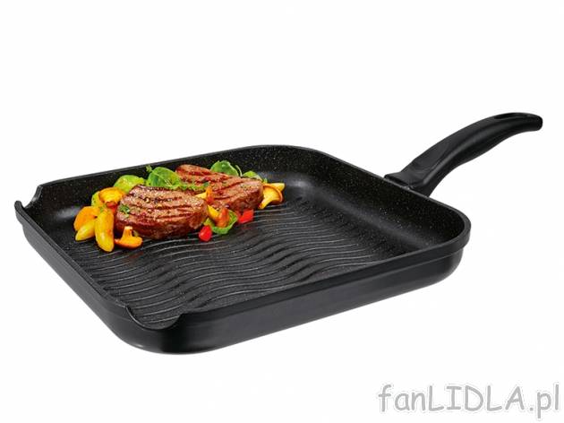 Ceramiczna patelnia do grillowania Ernesto, cena 59,90 PLN za 1 szt. 
- 5 mm dno ...