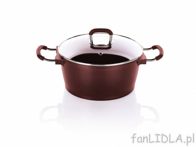 Garnek z pokrywką 24 cm Ernesto, cena 89,90 PLN za 1 szt. 
- wysokogatunkowa, ...