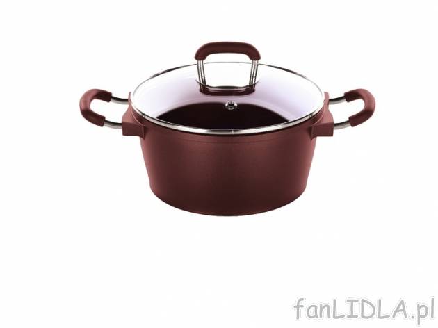Garnek z pokrywką 20 cm Ernesto, cena 69,90 PLN za 1 szt. 
- wysokogatunkowa, ...