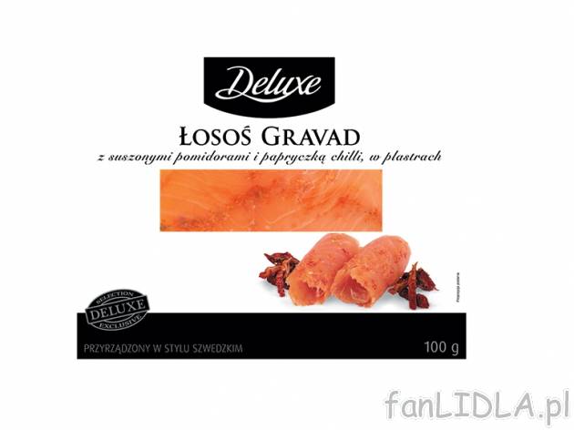 Łosoś Gravad , cena 6,99 PLN za 100 g 
- Łosoś w stylu szwedzkim. Sposób przyrządzania ...
