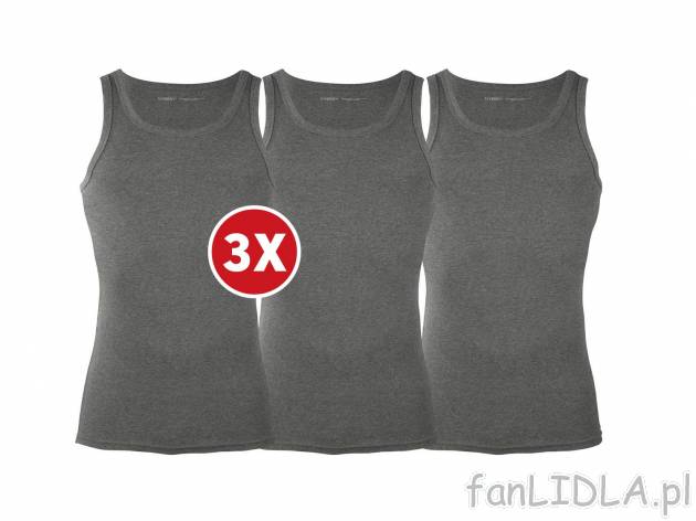 Podkoszulki, 3 szt. , cena 29,99 PLN 
- rozmiary: M-XXL 
- 3 zestawy do wyboru
- ...