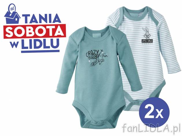 Body chłopięce, 2 szt.* , cena 9,99 PLN 
- 3 zestawy do wyboru
- rozmiary: 50-92 ...