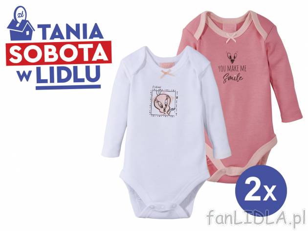 Body dziewczęce, 2 szt. , cena 9,99 PLN 
- 3 zestawy do wyboru
- rozmiary: 50-92 ...