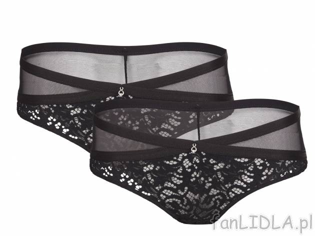 Majtki typu hipster, 2 pary , cena 19,99 PLN  
-  rozmiary: S-L
-  3 zestawy do wyboru