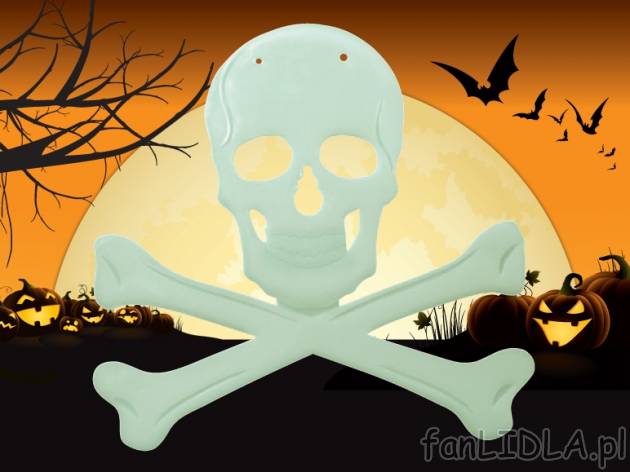 Dekoracja na Halloween , cena 6,99 PLN za 1 szt., 1 szt, PLN. 
- Efekt fosforyzacji.
- ...