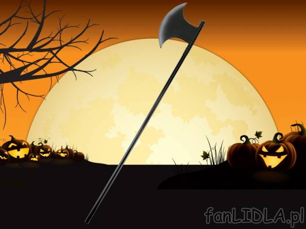 Topór, kosa, trójząb na Halloween , cena 9,99 PLN za 1 szt., 1 szt, PLN.  
-  1 szt.