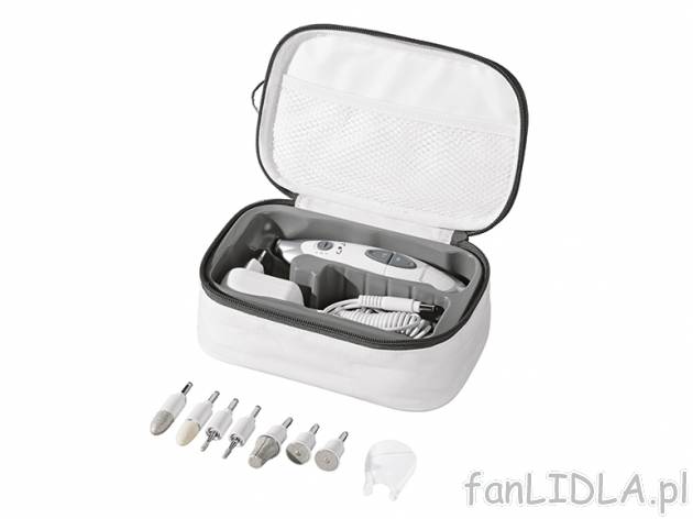 Zestaw do manicure i pedicure Sanitas, cena 69,90 PLN za 1 opak. 
- 7 nakładek ...