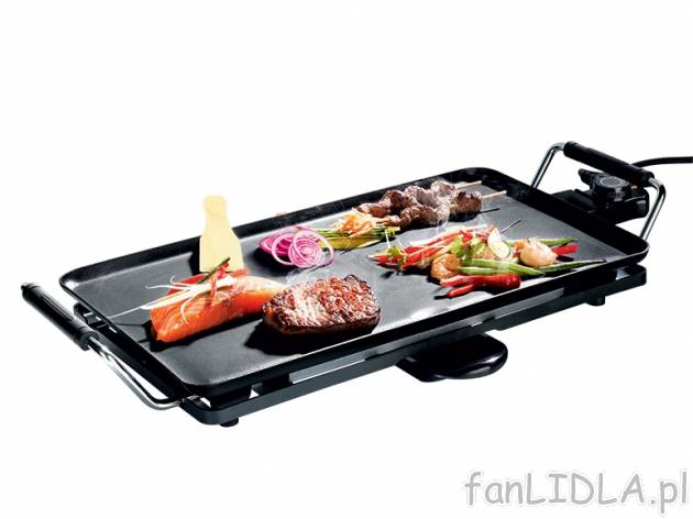 Grill Teppanyaki 2000W Silvercrest Kitchen Tools, cena 79,00 PLN za 1 szt. 
- aluminiowa ...