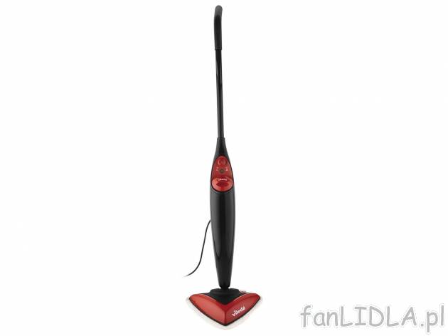 Mop parowy 1550 W , cena 222,00 PLN 
- w zestawie: 4 wkłady z mikroﬁbry
- gotowy ...