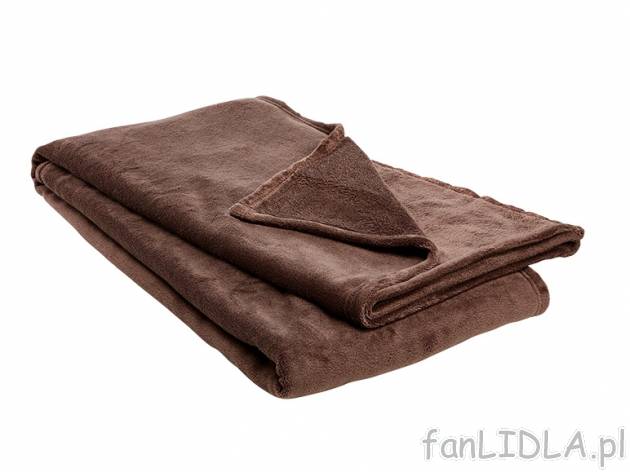 Koc z mikrowłókna 150 x 200 cm Meradiso, cena 39,99 PLN za 1 szt. 
- z przyjemnego ...