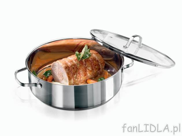Indukcyjna patelnia 28 cm do pieczenia i serwowania Ernesto, cena 99,00 PLN za 1 ...