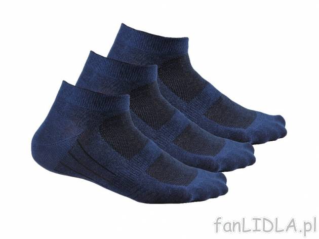 Skarpetki 3 pary , cena 11,99 PLN za 1 opak. 
- damskie: 35- 42 
- męskie: 39- ...