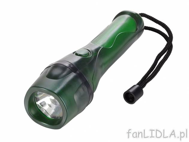 Latarka LED , cena 14,99 PLN za 1 szt. 
- wytrzymała obudowa 
- z uchwytem do ...