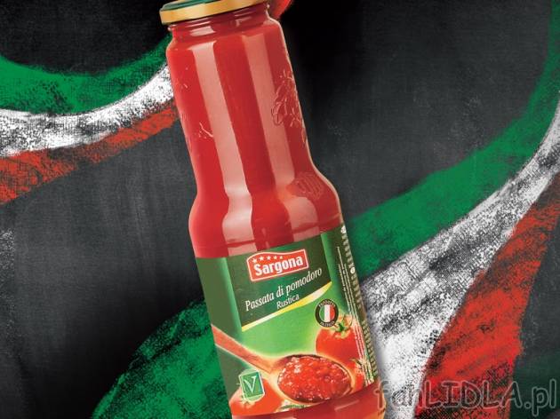 Przecierowy sos pomidorowy , cena 3,79 PLN za 720 ml, 1 L = 5,26 PLN. 
- Idealny ...