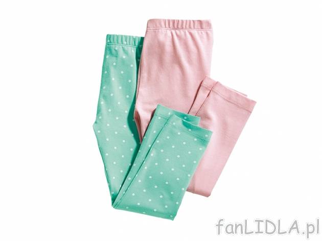 Legginsy 2 pary Lupilu, cena 19,99 PLN za 1 opak. 
- rozmiary: 86- 116 (nie wszystkie ...