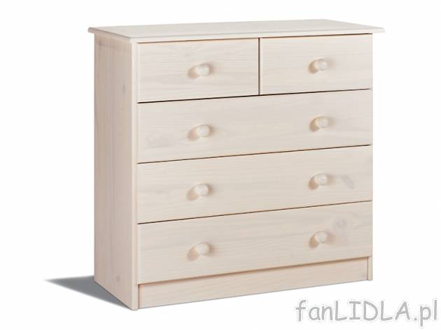 KOmoda Livarno, cena 199,00 PLN za 1 szt. 
- meble z naturalnego drewna sosnowego ...