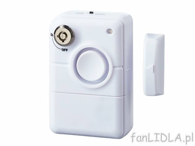 Czujnik zbicia szkła lub alarm do okien i drzwi Powerfix, cena 22,99 PLN za 1 opak. ...