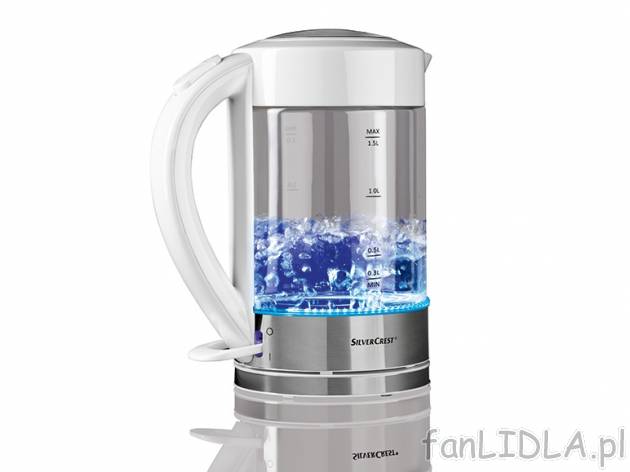 Czajnik z podświetleniem LED 2000 W Silvercrest Kitchen Tools, cena 99,00 PLN za ...