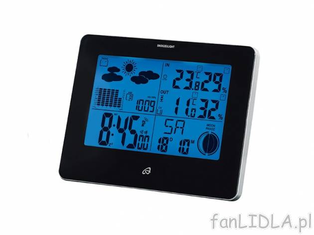 Stacja meteo sterowana radiowo Auriol, cena 69,90 PLN za 1 szt. 
- wraz z czujnikiem ...