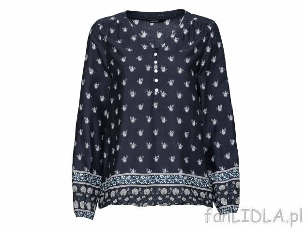 Bluzka damska o ciekawym wzorze w kwiaty, cena 34,99 PLN 
- rozmiary: 34-44 (nie ...