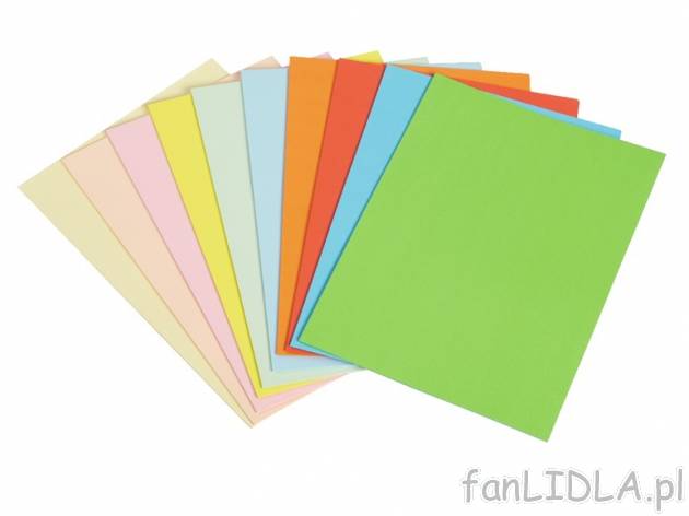 Papier kolorowy A4 200 arkuszy United Office, cena 13,99 PLN za 1 opak. 
- w 10 ...