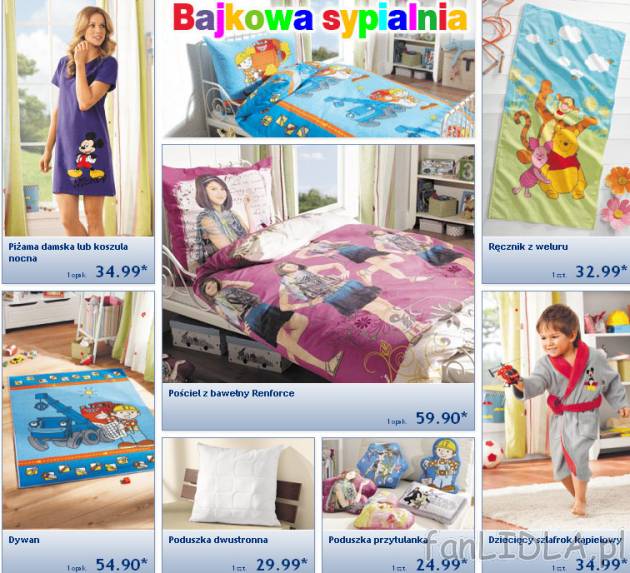 Bajkowa sypialnia i dla dzieci
