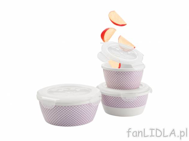 Zestaw 3 misek porcelanowych , cena 49,99 PLN 
- 2 zestawy do wyboru
- w skład ...