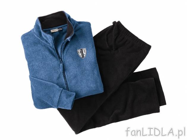 Dres z ciepłego polaru Livergy, cena 44,99 PLN za 1 opak. 
- bluza z kołnierzem ...