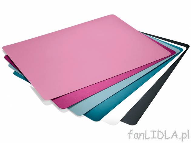 Zestaw 6 elastycznych mat do krojenia , cena 9,99 PLN 
- 38 x 28 cm
- antypoślizgowy ...