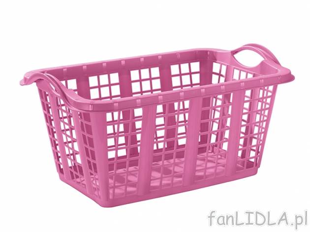 Kosz na pranie AquaPur, cena 12,99 PLN za 1 szt. 
- pojemność: ok. 37 l 
- wymiary: ...