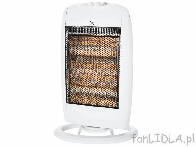 Grzejnik halogenowy 1200 W , cena 79,90 PLN 
- zabezpieczenie przed przegrzaniem ...