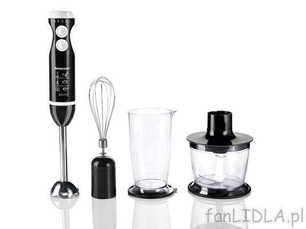 Blender 600 W z akcesoriami Silvercrest Kitchen Tools, cena 69,00 PLN za 1 opak. ...