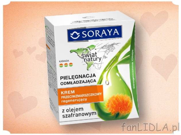 Soraya Krem do twarzy , cena 5,99 PLN za 50 ml/1 opak., 100ml=11,98 PLN. 
- Różne ...