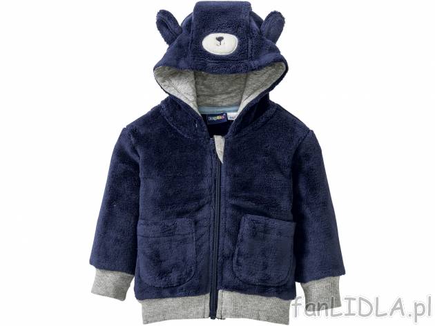 Bluza polarowa , cena 17,99 PLN. Chłopięca bluza zapinana na zamek błyskawiczny ...