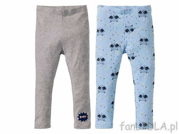Legginsy termiczne, 2 pary* , cena 7,50 PLN 
- 95% bawełna, 5% elastan 
- rozmiary: ...