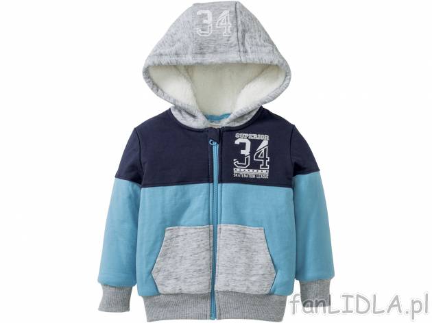 Bluza z polarem , cena 29,99 PLN 
- rozmiary: 86-116 (nie wszystkie wzory dostępne ...