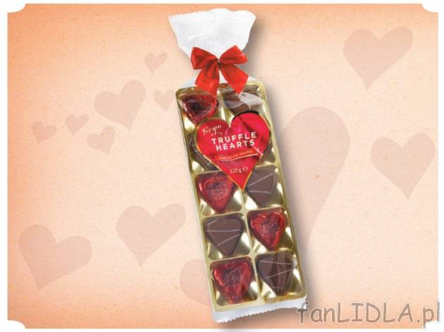 Praliny , cena 7,99 PLN za 125 g, 100g=6,39 PLN. 
- Znakomite praliny czekoladowo-truflowe ...