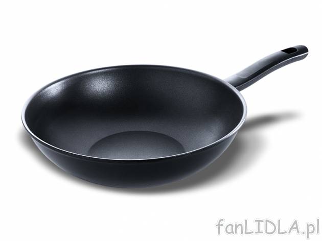 Patelnia wok 28 cm Ernesto, cena 49,99 PLN za 1 szt. 
- energooszczędna dzięki ...