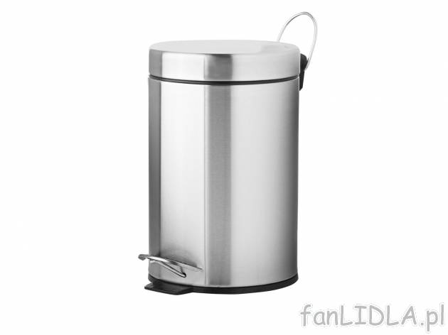 Kosz łazienkowy , cena 22,99 PLN 
- 3 wzory
- poj. ok. 2,6 l
- ø ok. 16,5 cm, ...