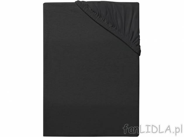 Prześcieradło z gumką, 90-100 x 200 cm , cena 29,99 PLN 
- 4 kolory
- 100% ...