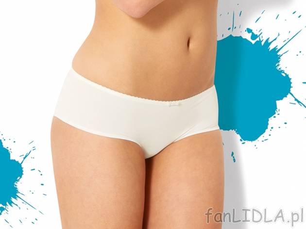 Majtki typu hipster 2 szt. Esmara, cena 17,99 PLN za 1 opak. 
- rozmiary: S-L 
- ...