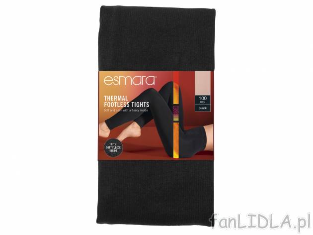 Termiczne rajstopy lub legginsy , cena 15,99 PLN 
- rozmiary: S-L 
- 3 wzory
- ...
