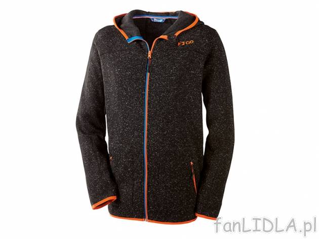Bluza trekkingowa , cena 39,99 PLN za 1 szt. 
- z ciepłej i miękkiej tkaniny ...