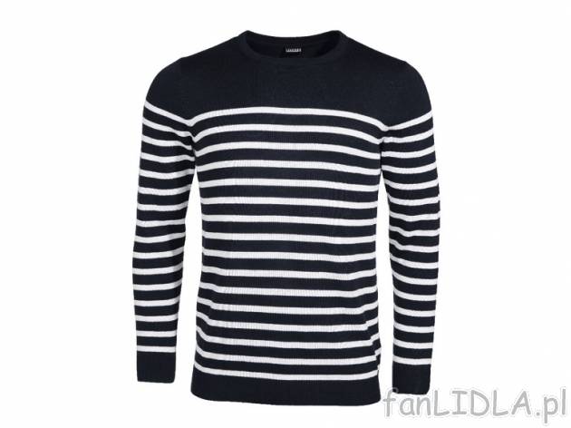 Sweter Livergy, cena 33,00 PLN za 1 szt. 
- 3 wzory do wyboru 
- materiał: 70% ...