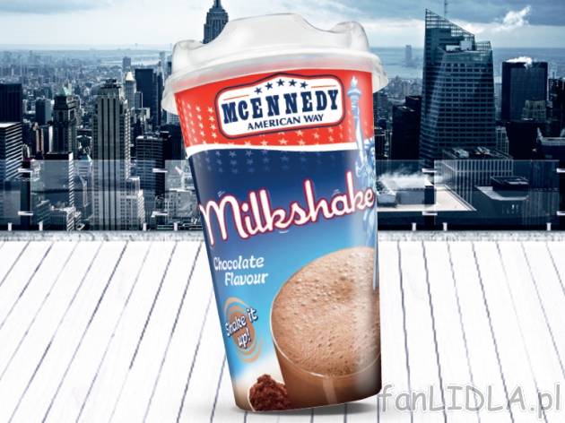 Shake mleczny , cena 1,00 PLN za 230 ml/1 opak., 100 ml=0,77 PLN. 
Poczuj się ...