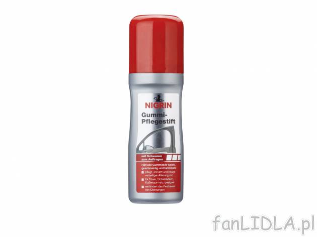 Sztyft do konserwacji gumy 75 ml , cena 5,99 PLN 
- 75 ml =1 opak.
- 100 ml = ...