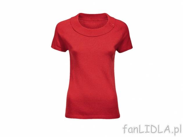 Sweter z kaszmirem Esmara, cena 44,99 PLN za 1 szt. 
- 3 wzory do wyboru 
- materiał: ...