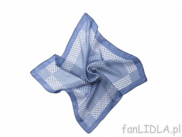 Chustka jedwabna Esmara, cena 22,99 PLN za 1 szt. 
- wymiary: ok. 53 cm x 53 cm ...